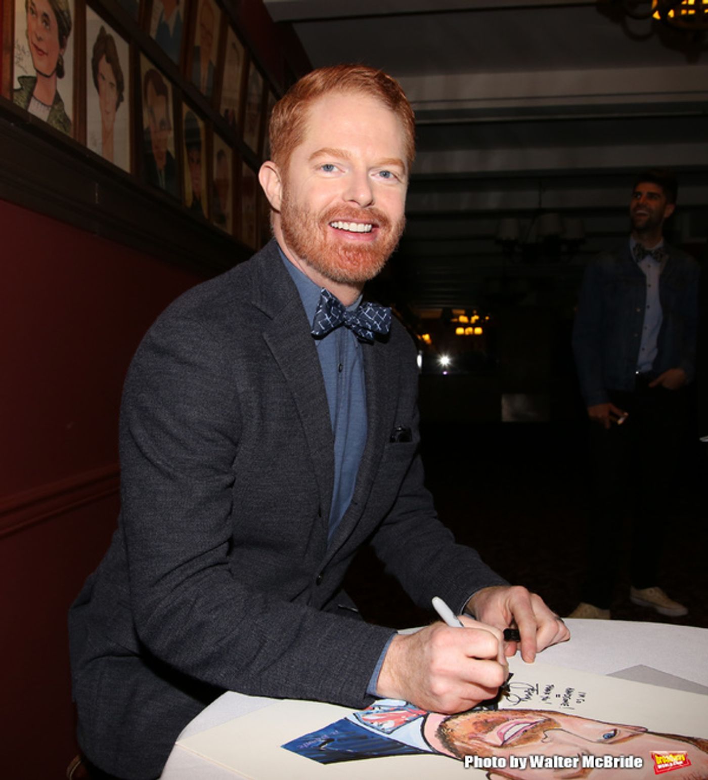 Photo Coverage: FULLY COMMITTED's Jesse Tyler Ferguson Gets Honored with a Sardi's Portrait!  Image
