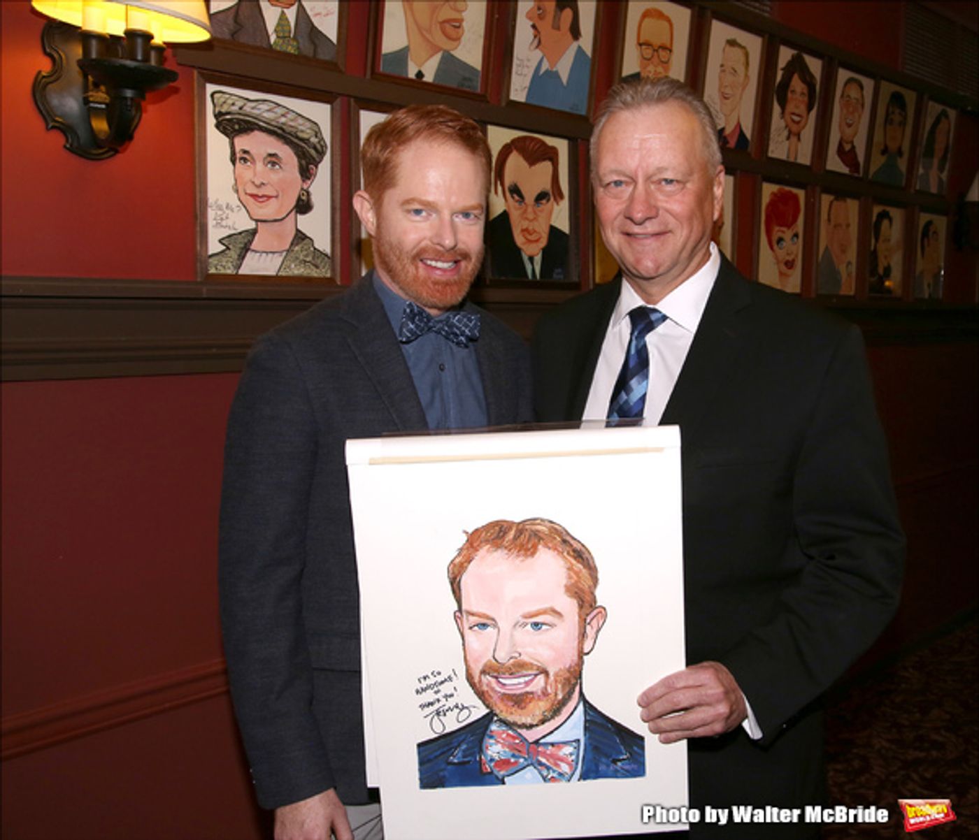 Photo Coverage: FULLY COMMITTED's Jesse Tyler Ferguson Gets Honored with a Sardi's Portrait!  Image
