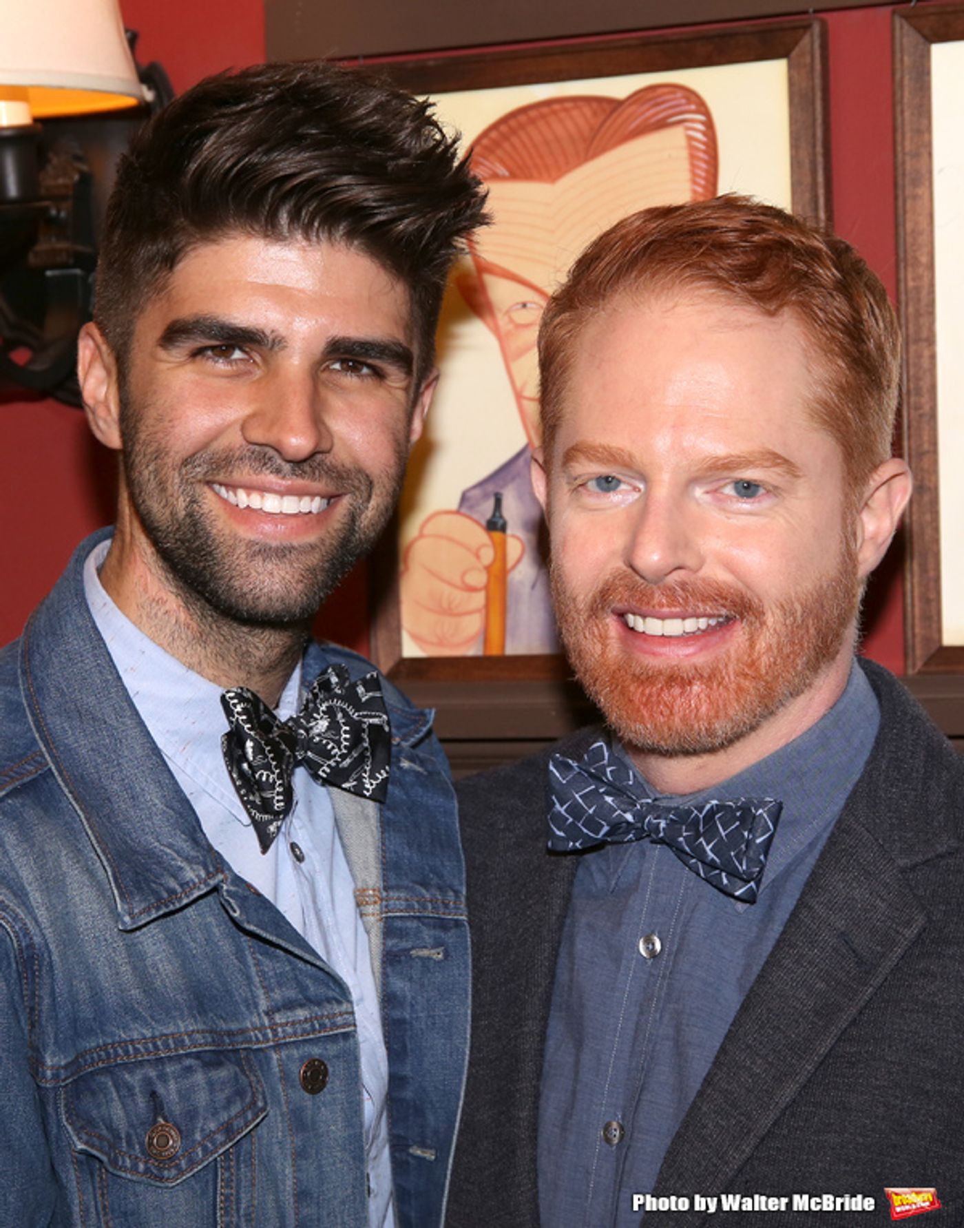 Photo Coverage: FULLY COMMITTED's Jesse Tyler Ferguson Gets Honored with a Sardi's Portrait!  Image