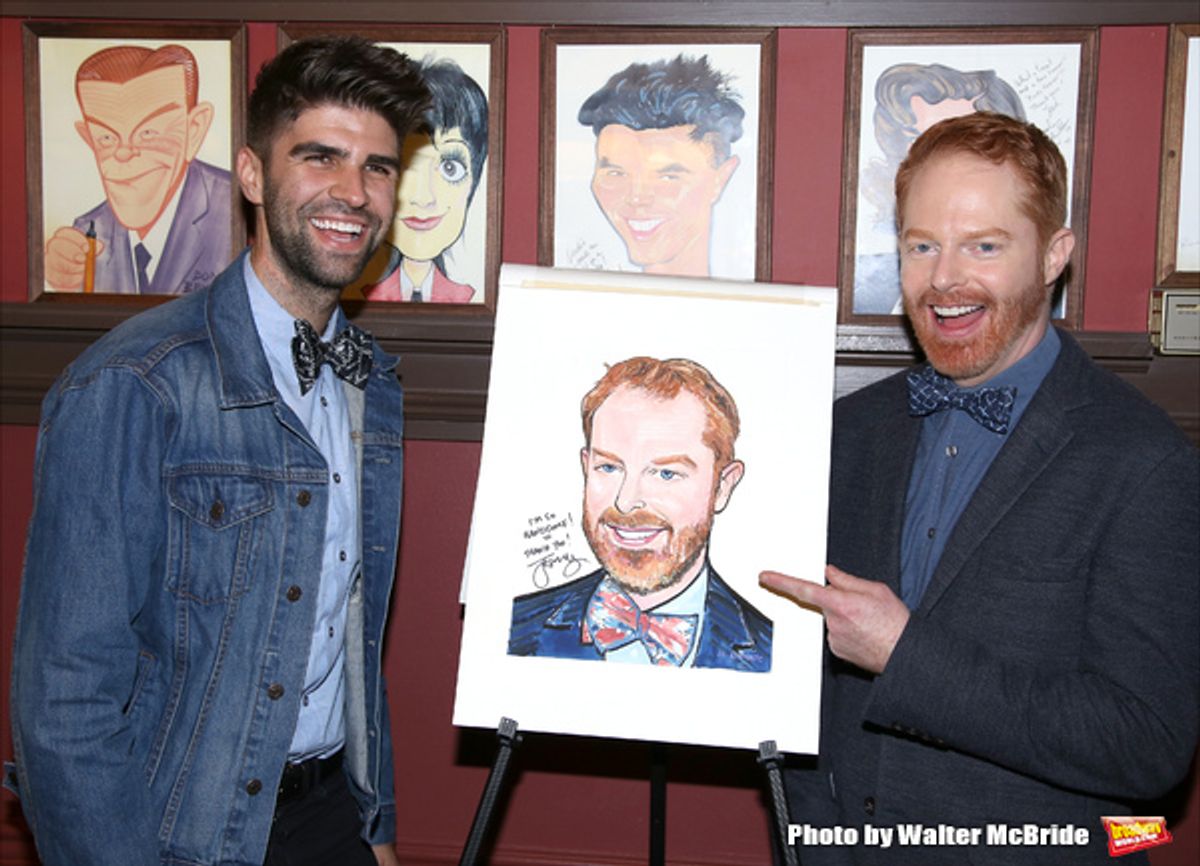 Justin Mikita and Jesse Tyler Ferguson  at 