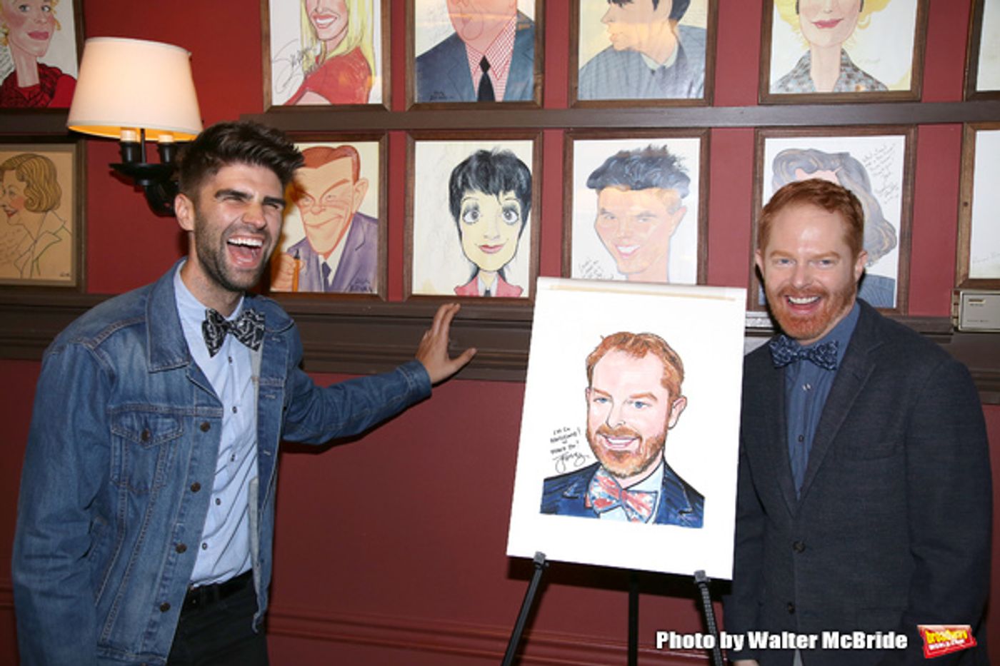 Photo Coverage: FULLY COMMITTED's Jesse Tyler Ferguson Gets Honored with a Sardi's Portrait!  Image