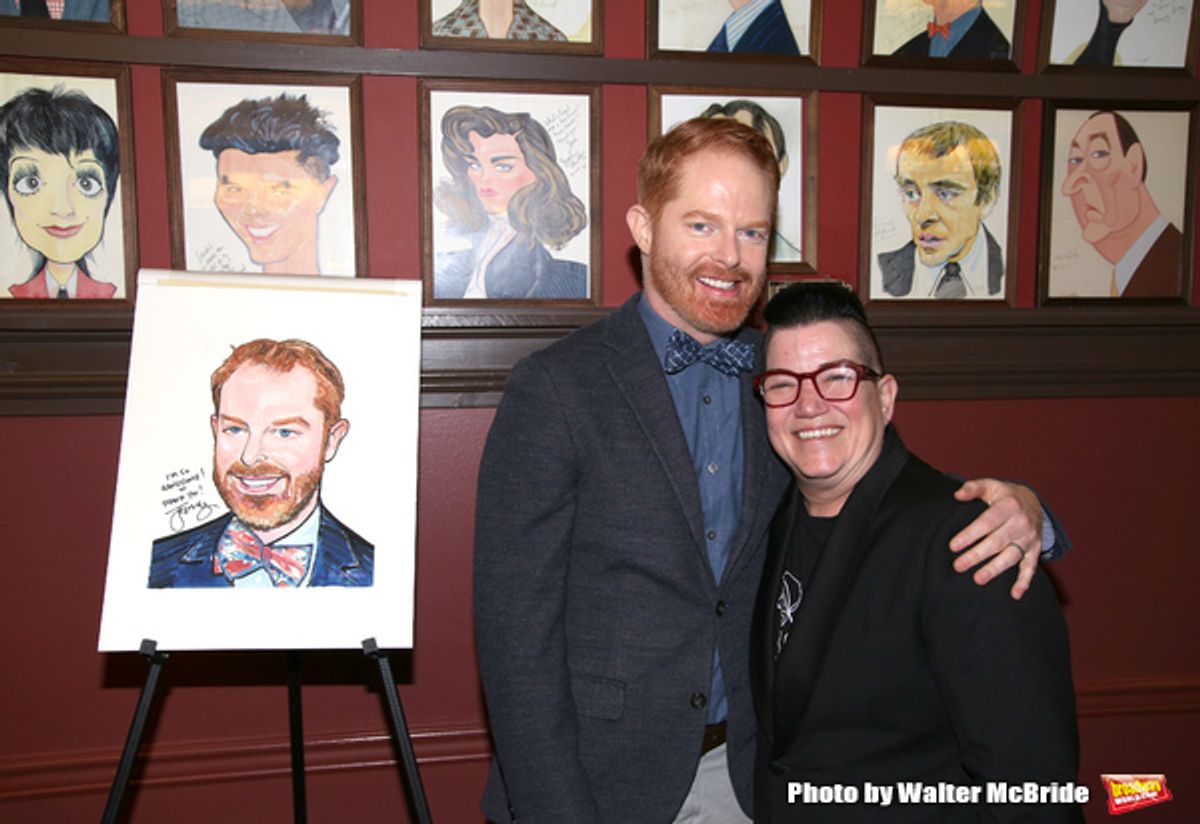 Jesse Tyler Ferguson and Lea Delaria  at 