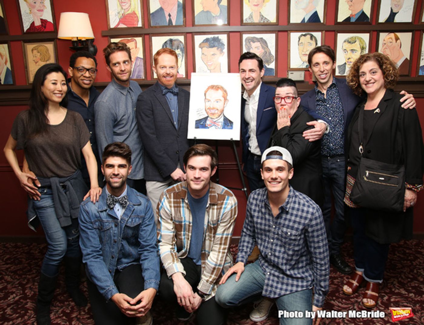 Photo Coverage: FULLY COMMITTED's Jesse Tyler Ferguson Gets Honored with a Sardi's Portrait!  Image