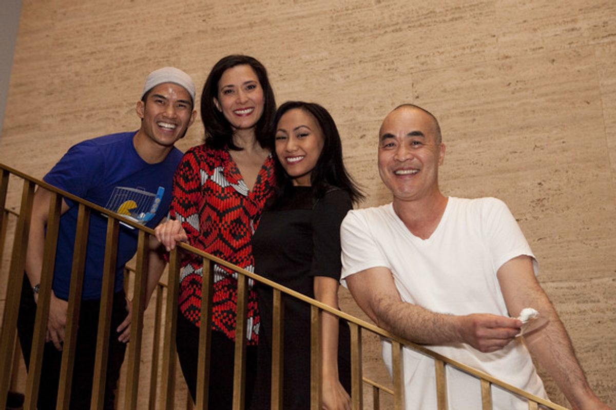 Christopher Vo, Ann Sanders, LaMae Caparas, Marc Oka at 