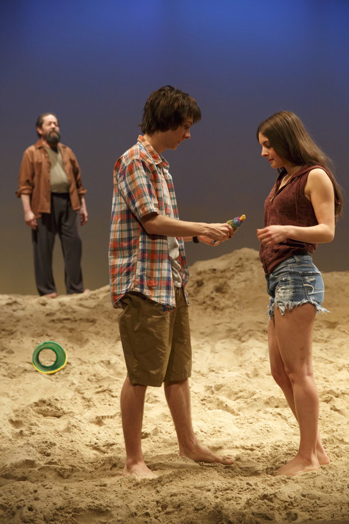 Jonathan Hadary, Owen Campbell & Elise Kibler at 