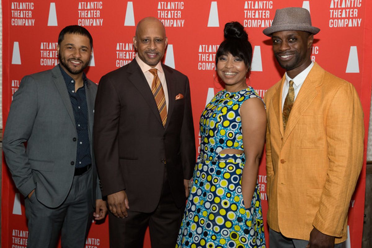Jason Dirden, Ruben Santiago-Hudson, Nikiya Mathis, Adesola Osakalumi at 