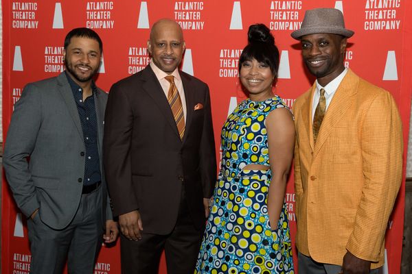 Jason Dirden, Ruben Santiago-Hudson, Nikiya Mathis, Adesola Osakalumi Photo