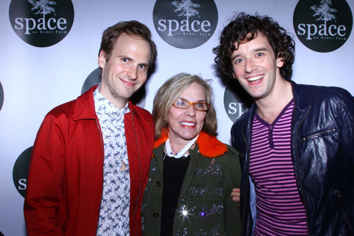Ryan Spahn, Marsha Norman, and Michael Urie  at 