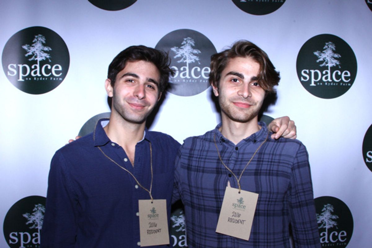 Patrick Lazour and Daniel Lazour at 