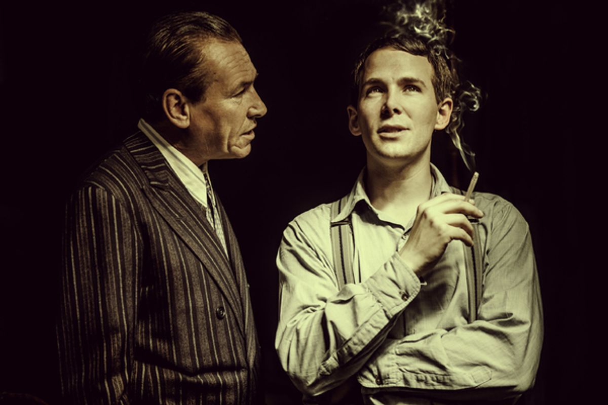 Simon Dutton and Paul Keating  at 