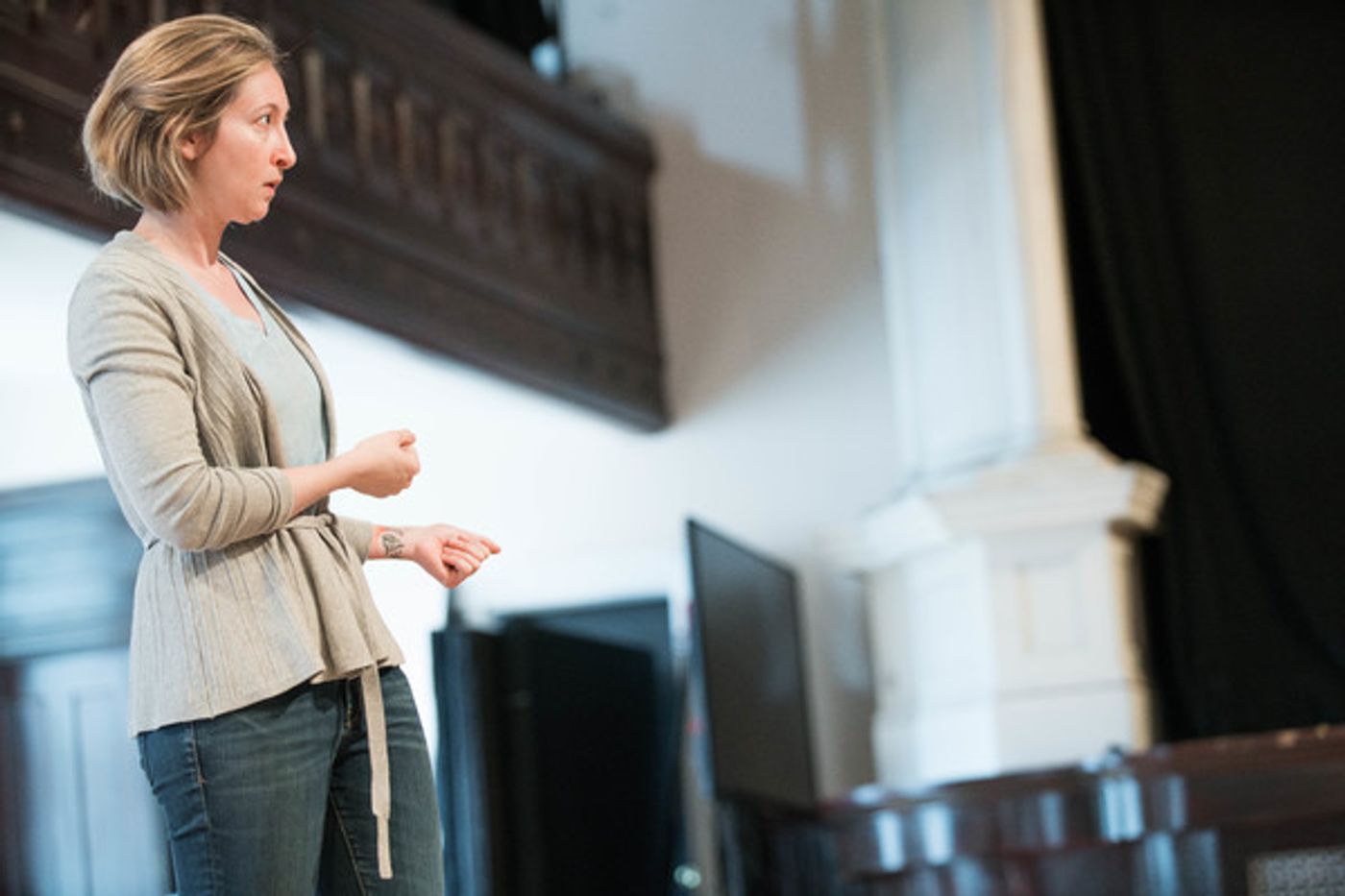 Photo Flash: In Rehearsal for Steppenwolf Theatre Company's CONSTELLATIONS  Image