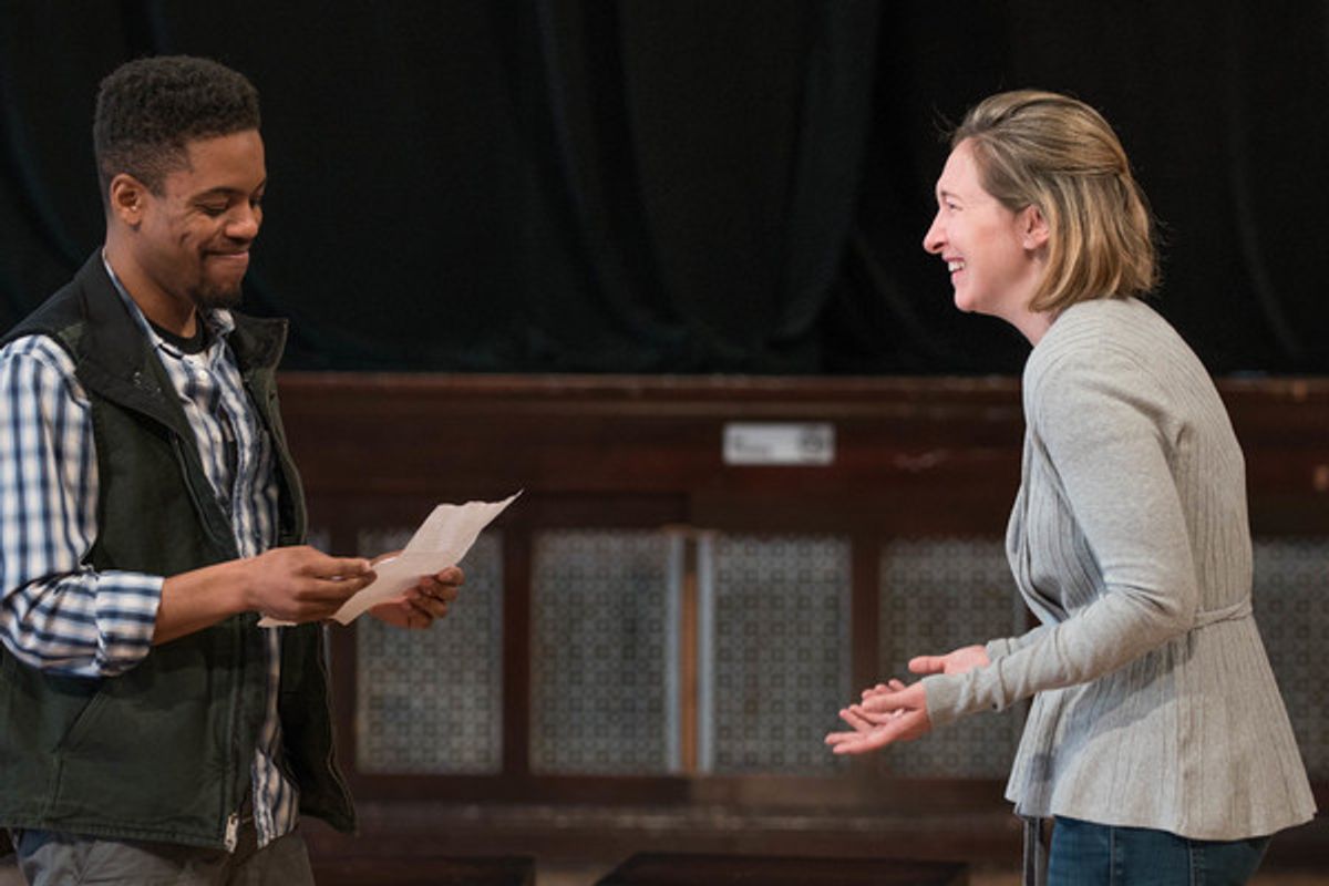 Jessie Fisher as Marianne and Jon Michael Hill as Roland at 