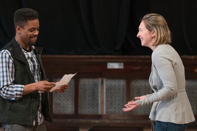 Jessie Fisher as Marianne and Jon Michael Hill  Photo