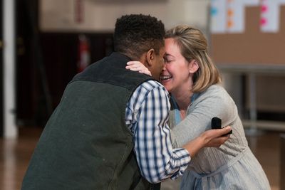 Jessie Fisher as Marianne and Jon Michael Hill  Photo