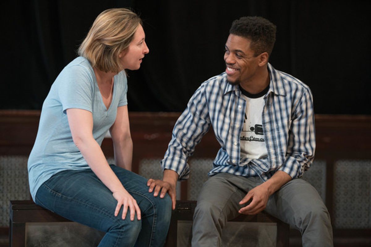 Jessie Fisher as Marianne and Jon Michael Hill as Roland at 