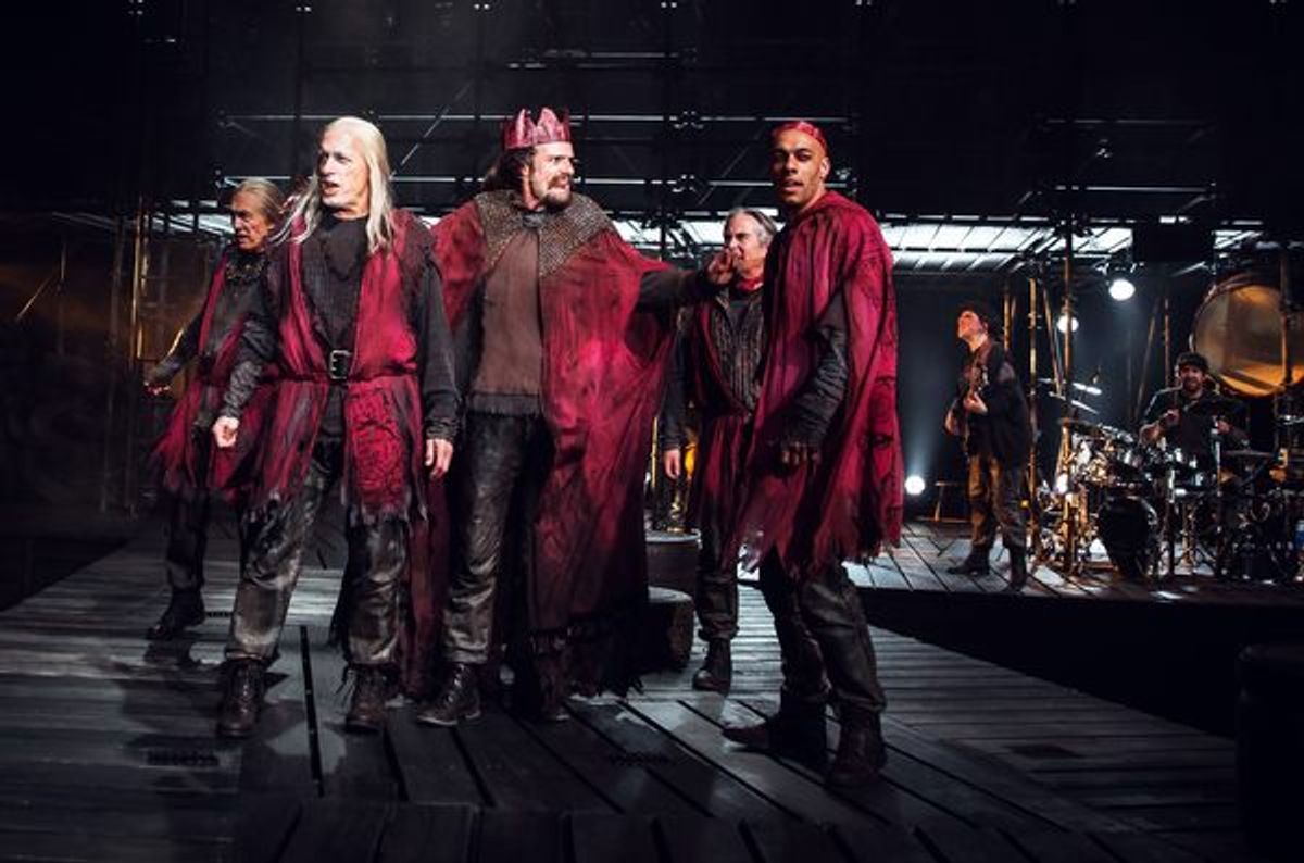 Freddie Stevenson, David Darlow, Larry Yando, James Newcomb, Dominique Worsley at 