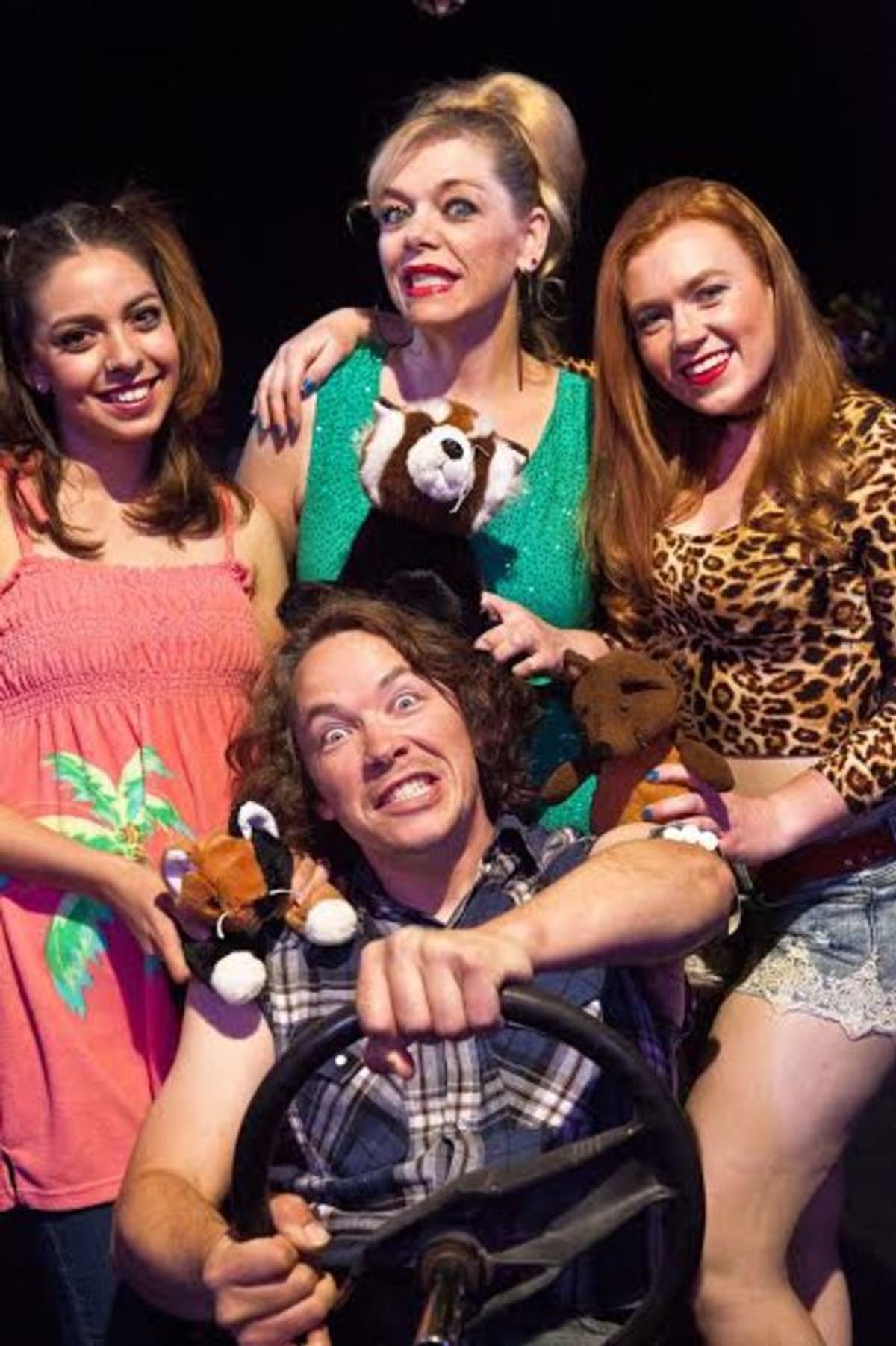 Maegan Rupe, Jodi Perry, Victoria Horn, Joel Emerson, and the Roadkill Gang at 