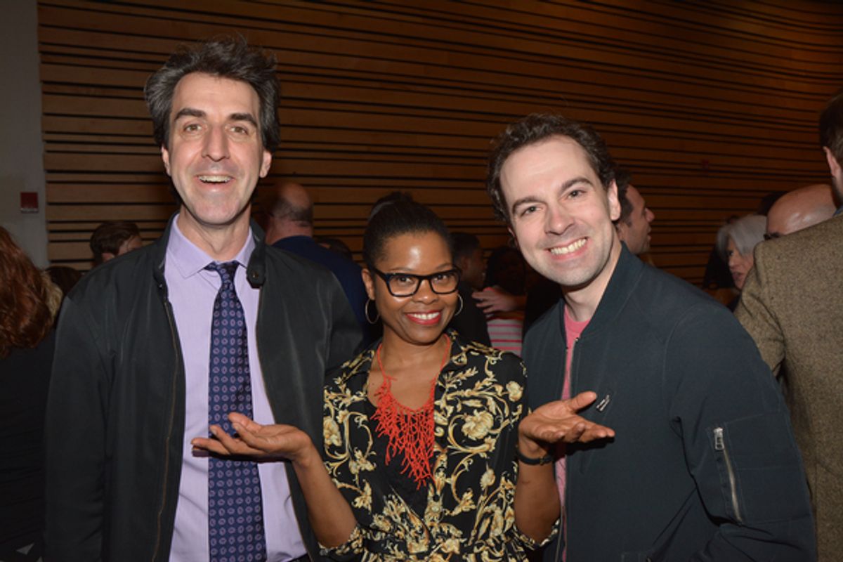 Jason Robert Brown, Ruthlyn Salomons and Rob McClure at 