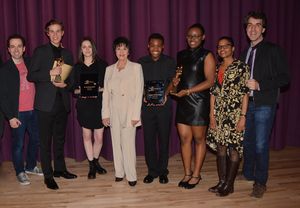 Rob McClure, Alexander Pacella, Sophia Condon, Chita Rivera, Justin Sturgis, Sarafina Photo