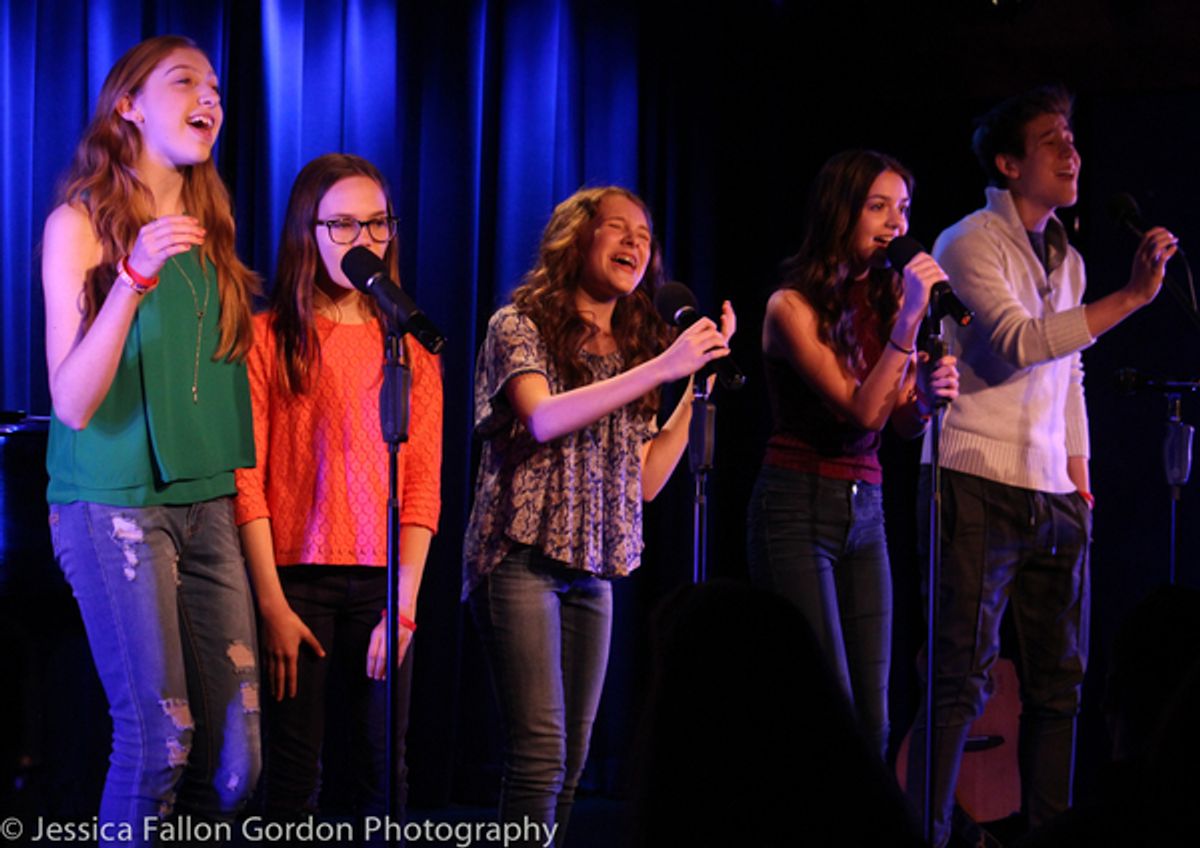 Madilyn Jaz Morrow, Oona Lawrence, Sophia Gennusa, Ava DeMary and Sawyer Nunes at 