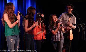 Madilyn Jaz Morrow, Ava DeMary, Oona Lawrence, Sophia Gennusa and Sawyer Nunes @ BroadwayWorld Madilyn Jaz Morrow, Ava DeMary, Oona Lawrence, Sophia Gennusa and Sawyer Nunes Photo