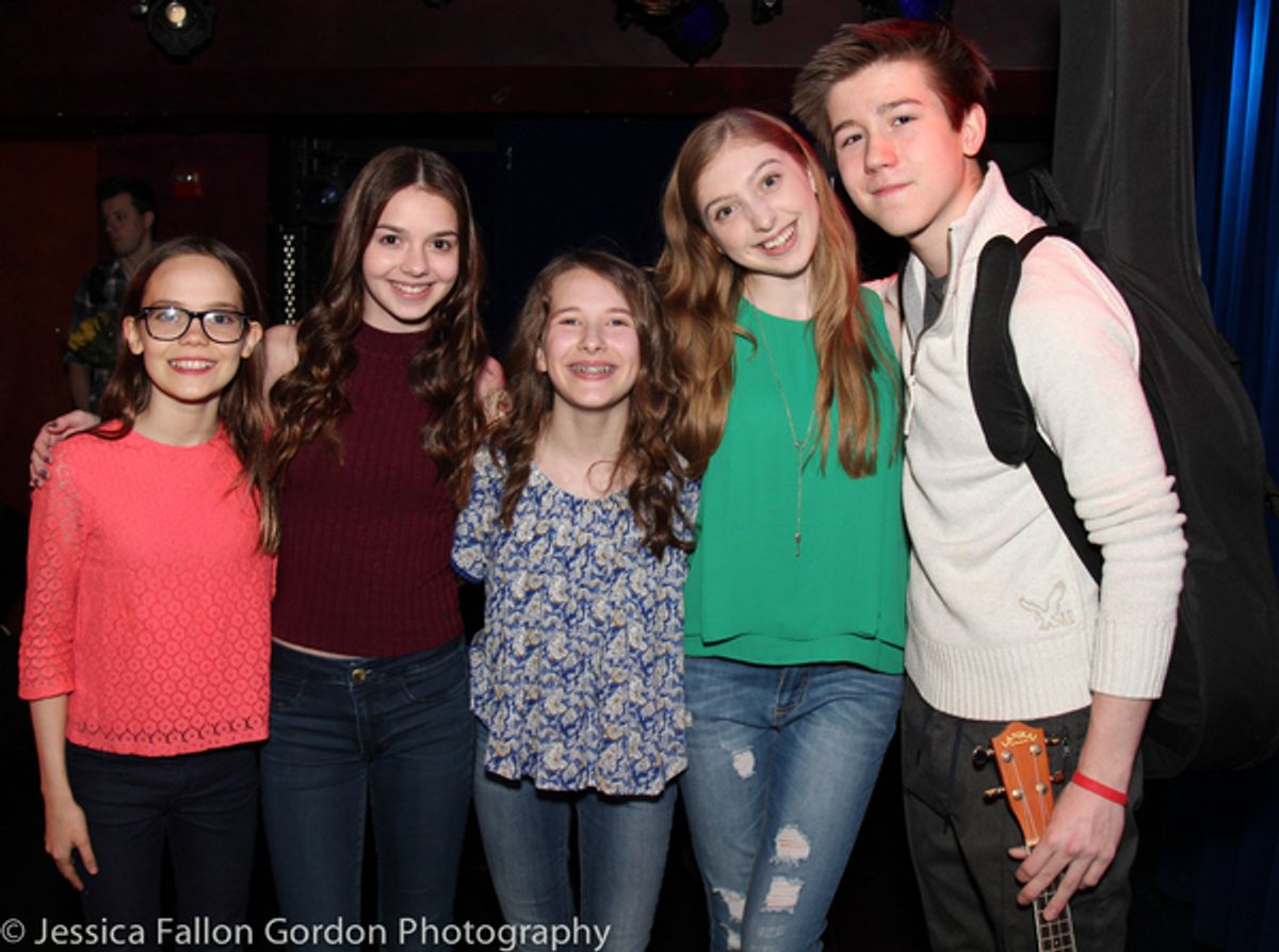 Oona Lawrence, Ava DeMary, Sophia Gennusa, Madilyn Jaz Morrow and Sawyer Nunes at 