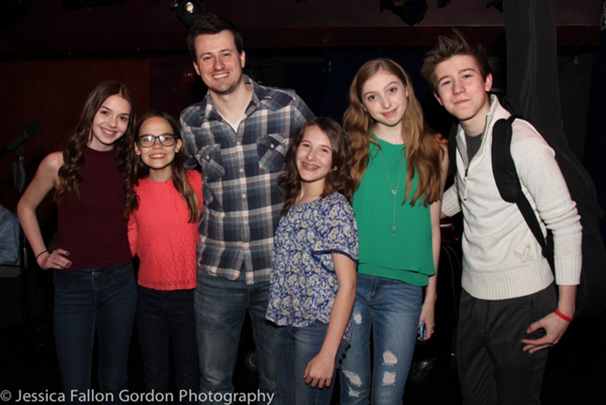 Ava DeMary, Oona Lawrence, Chris York, Sophia Gennusa, Madilyn Jaz Morrow and Sawyer Nunes at 