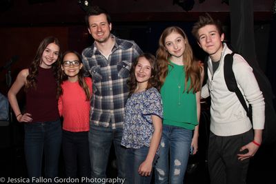 Ava DeMary, Oona Lawrence, Chris York, Sophia Gennusa, Madilyn Jaz Morrow and Sawyer  Photo