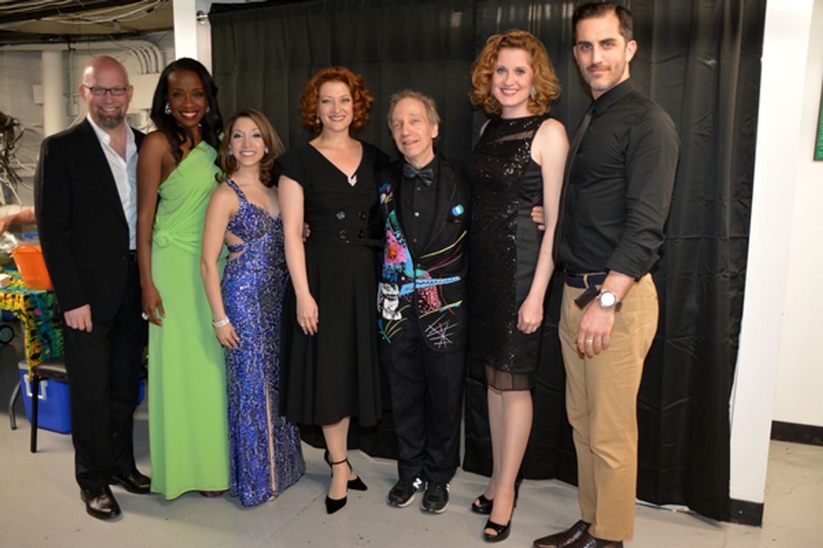 Scott Coulter, Jeannette Bayardelle, Christina Bianco, Kerry O'Malley, Scott Siegel, Christiane Noll and Cooper Grodin at 