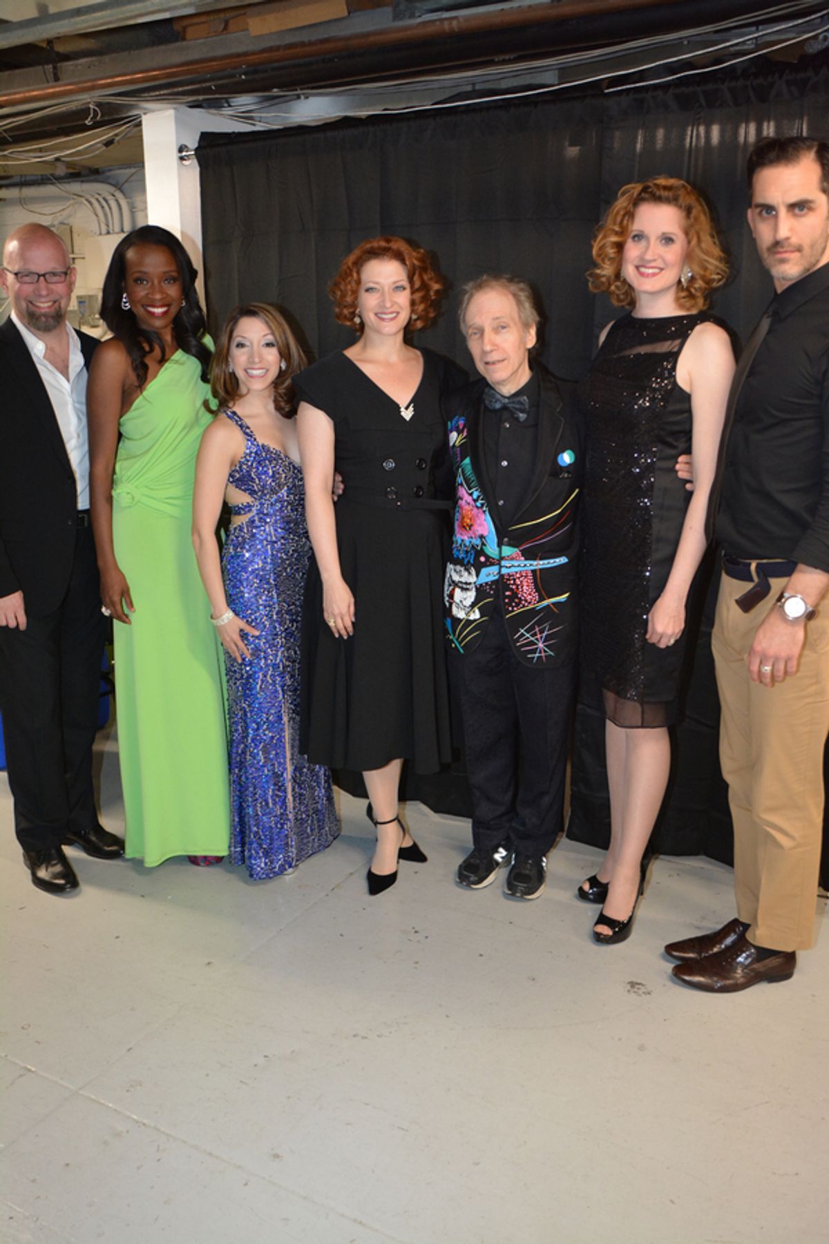 Scott Coulter, Jeannette Bayardelle, Christina Bianco, Kerry O'Malley, Scott Siegel, Christiane Noll and Cooper Grodin at 