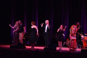 Christiane Noll, Cooper Grodin, Kerry O'Malley, Scott Coulter, Christina Bianco and J Photo