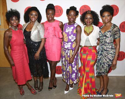 Zainab Jah, Saycon Sengbloh, Danai Gurira, Lupita Nyong'o, Akosua Busia and Pascale A Photo