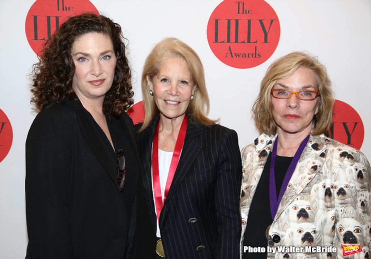 Julia Jordan, Daryl Roth and Marsha Norman  at 