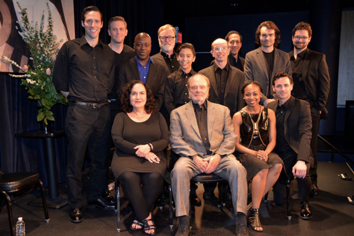 Tonight's Cast- Marc Levasseur, Brian Cade, Aaron Lee Battle, Ames Adamson, Bonale Fambrini, Everett Quinton, James Rana, Christian Ryan, Daniel Schwait, Olga Merediz, Harris Yulin, Sheria Irving and Max Von Essen at 