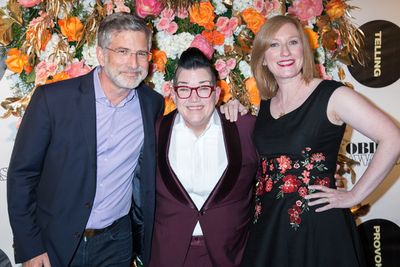 Peter Barbey, Lea DeLaria, Heather Hitchens Photo