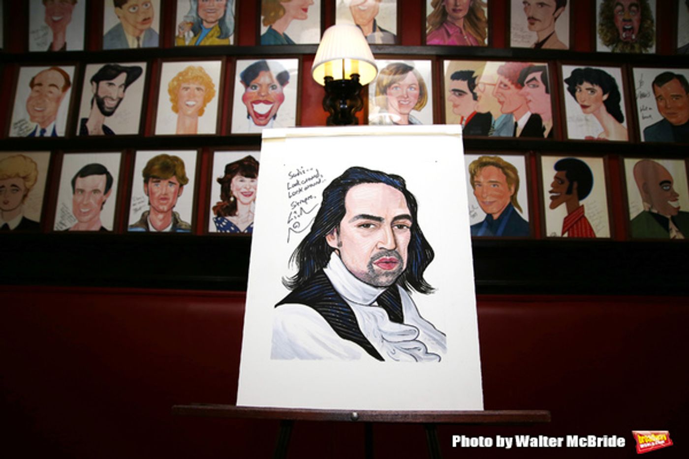 Photo Coverage: Look Around, Look Around! HAMILTON's Lin-Manuel Miranda Is Getting His Sardi's Portrait  Image