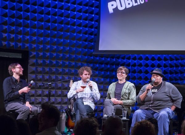 Michael Friedman, Gabriel Kahane, Stephen Trask, and Toshi Reagon  Photo