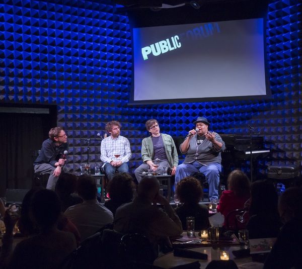 Michael Friedman, Gabriel Kahane, Stephen Trask, and Toshi Reagon  Photo