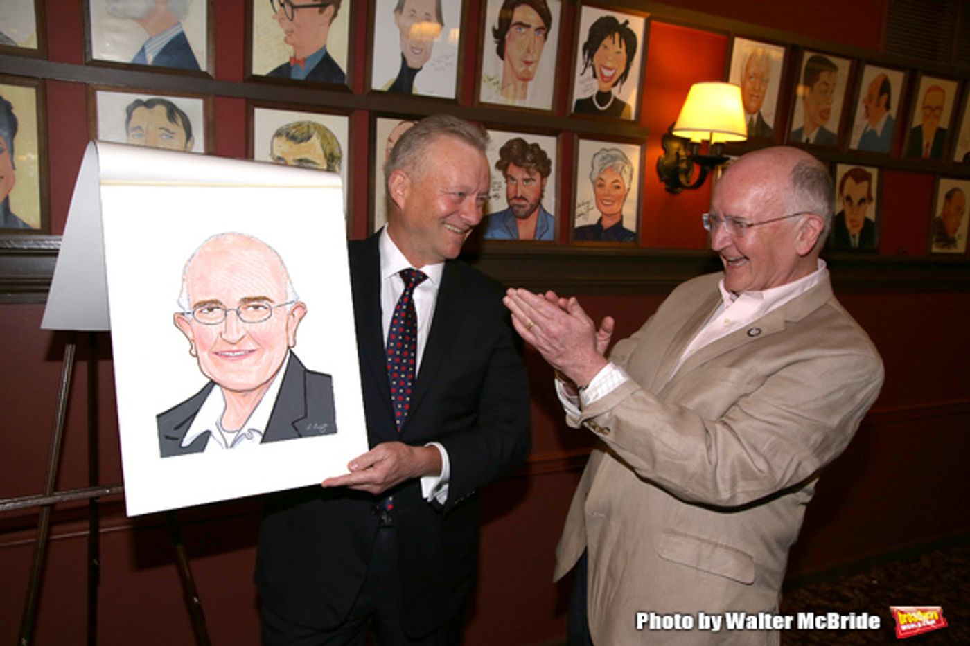 Photo Coverage: THE COLOR PURPLE's John Doyle Unveils New Portrait at Sardi's!  Image