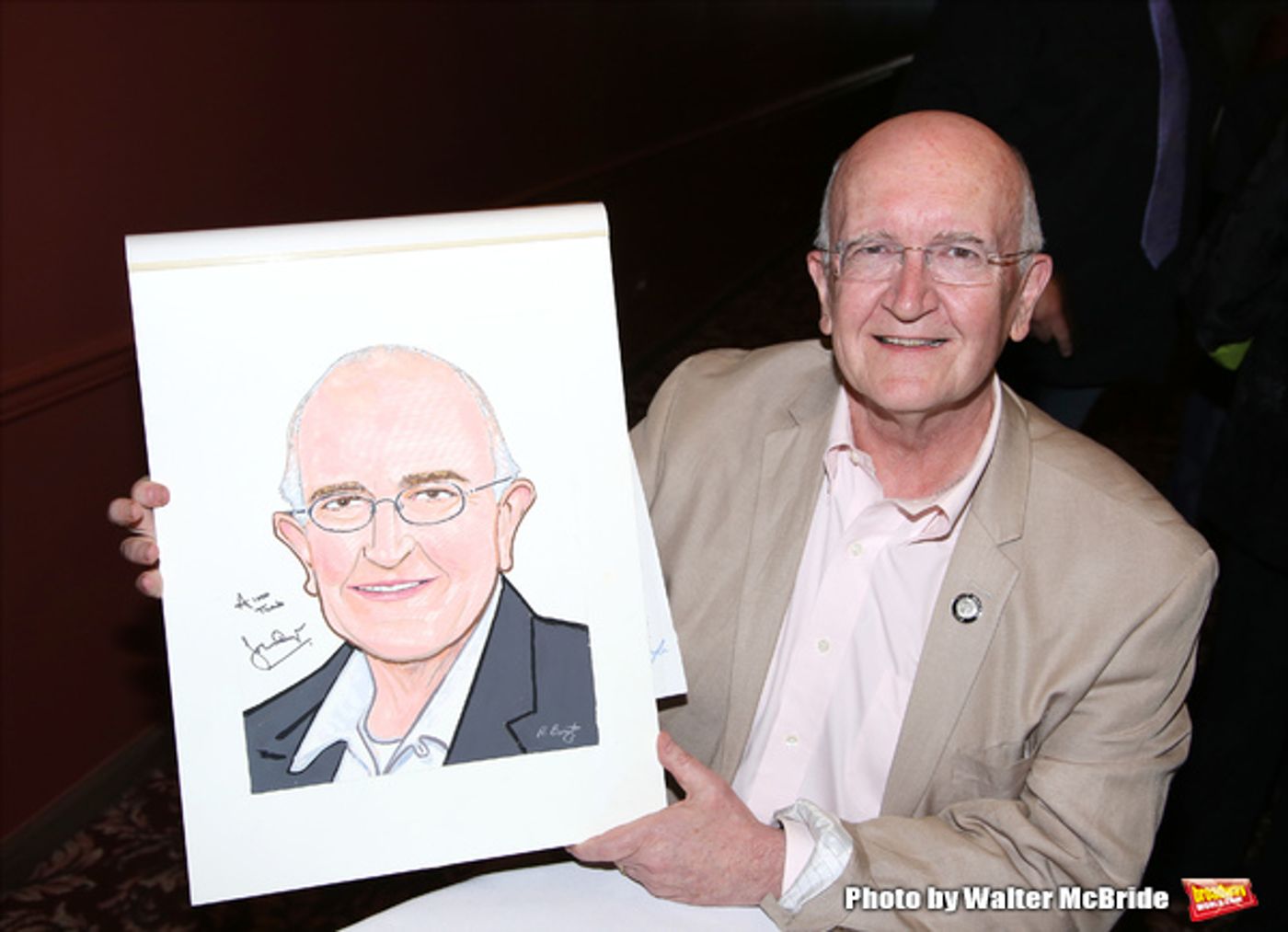 Photo Coverage: THE COLOR PURPLE's John Doyle Unveils New Portrait at Sardi's!  Image