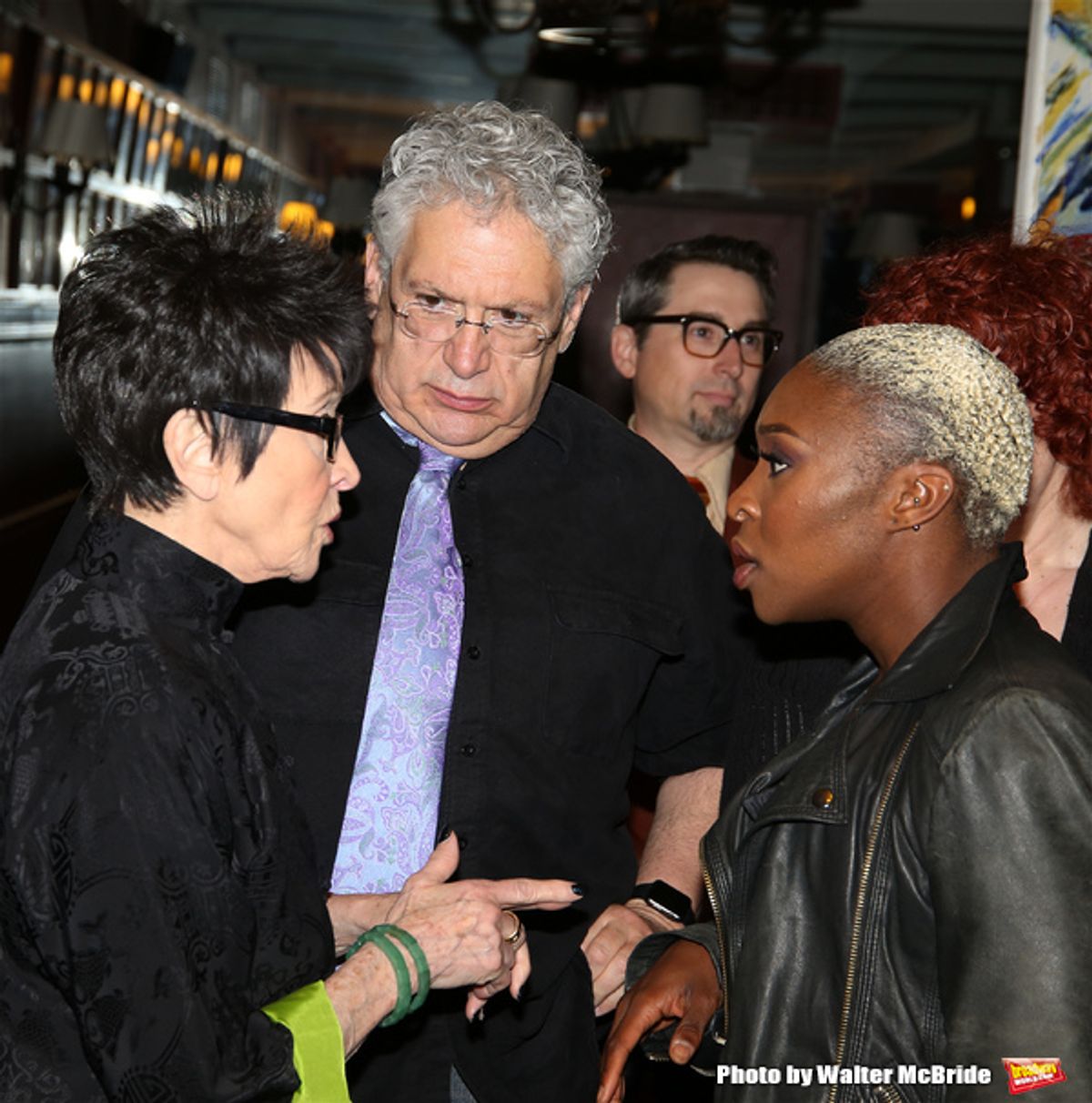 Chita Rivera, Harvey Fierstein and Cynthia Erivo at 