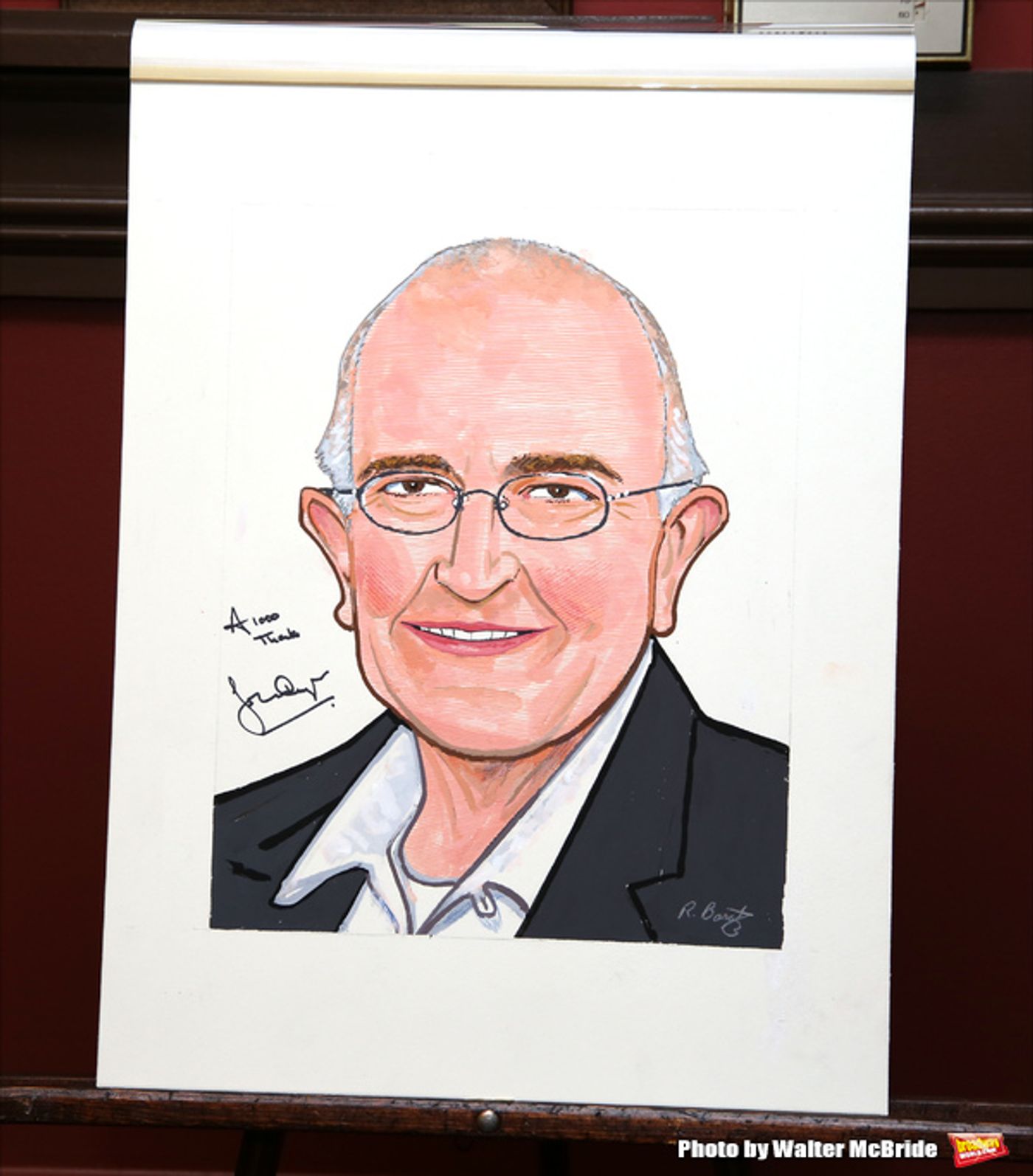 Photo Coverage: THE COLOR PURPLE's John Doyle Unveils New Portrait at Sardi's!  Image
