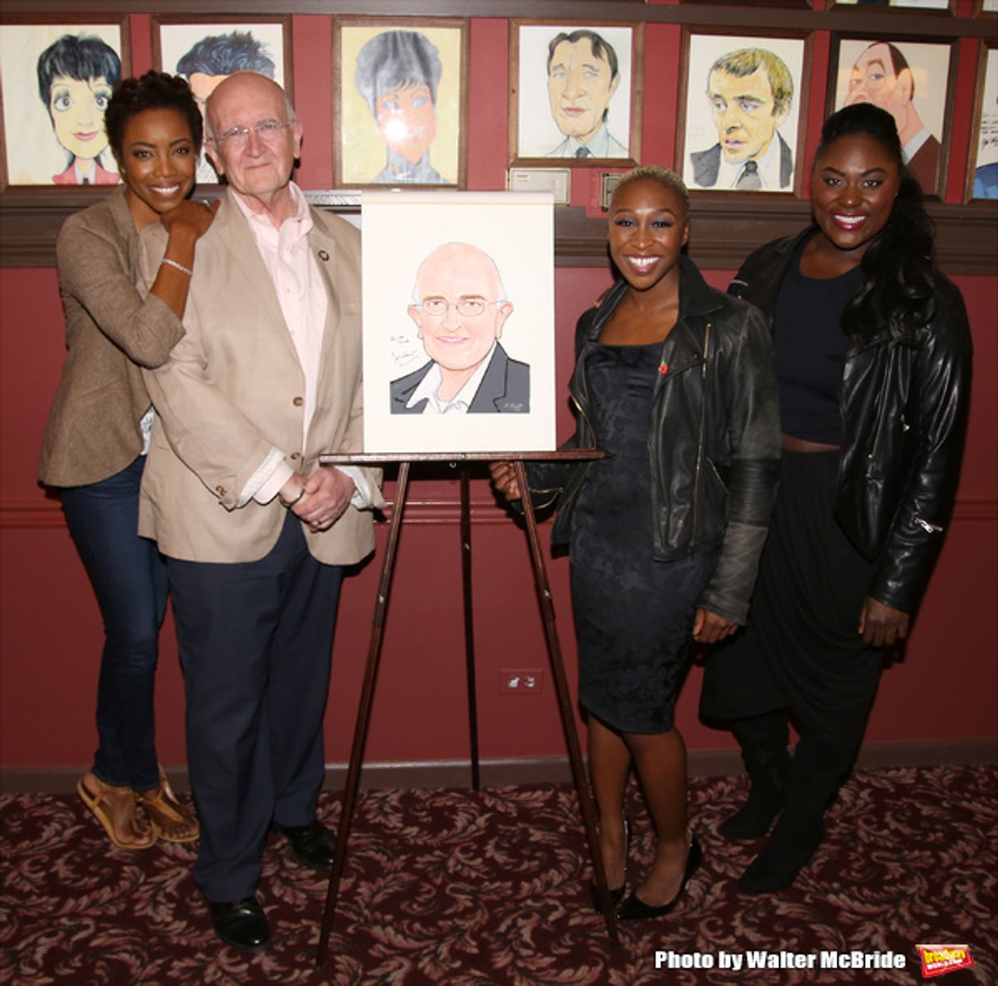 Photo Coverage: THE COLOR PURPLE's John Doyle Unveils New Portrait at Sardi's!  Image