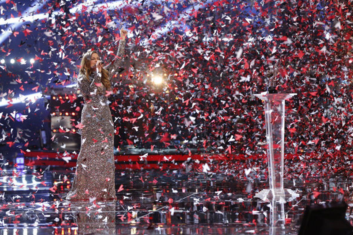 THE VOICE -- 'Live Finale'  Episode: 1018B -- Pictured: Alisan Porter -- (Photo by: Trae Patton/NBC) at 