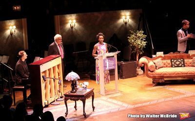 Peter Filichia and Lupita Nyong'o  Photo