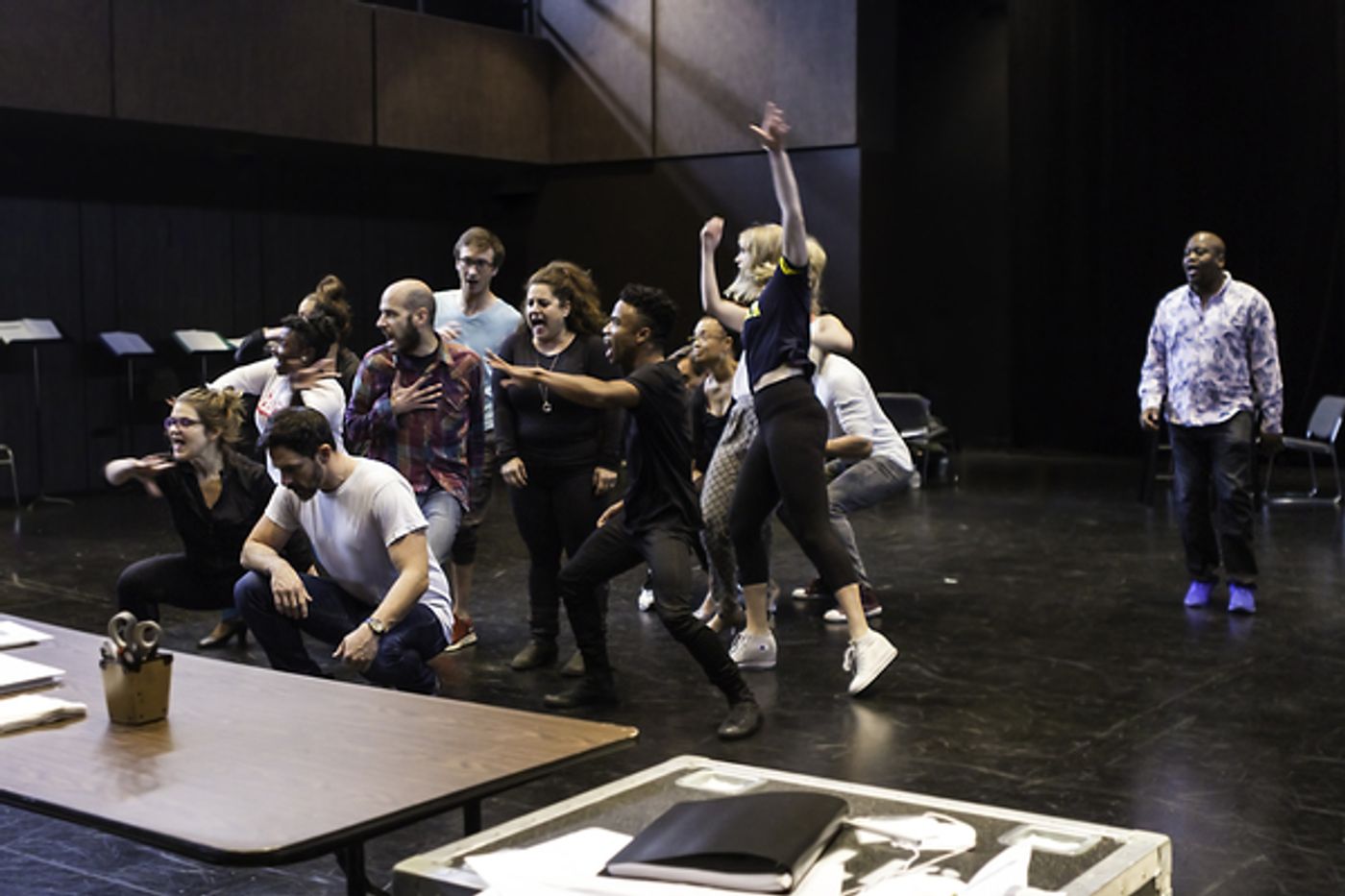 Photo Flash: Titus Burgess, Steve Kazee, Marissa Jaret Winokur & More Take Part in Michael Arden's MERRILY WE ROLL ALONG Development Session at The Wallis  Image