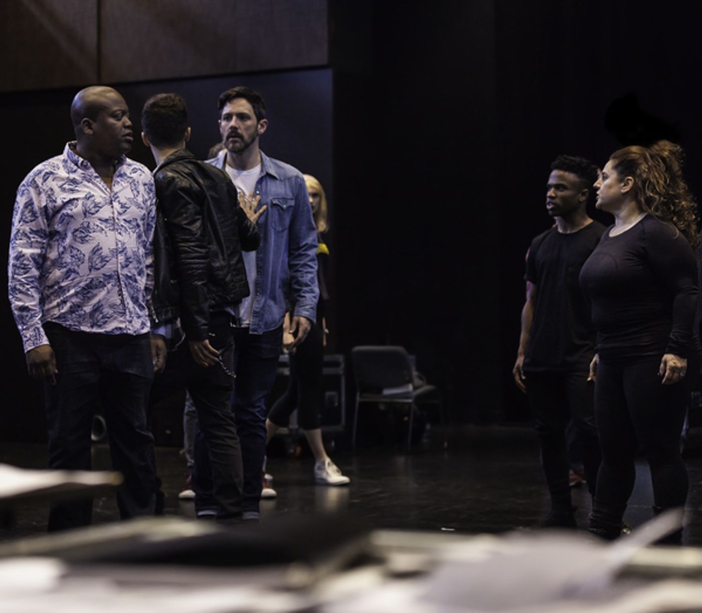 Photo Flash: Titus Burgess, Steve Kazee, Marissa Jaret Winokur & More Take Part in Michael Arden's MERRILY WE ROLL ALONG Development Session at The Wallis  Image