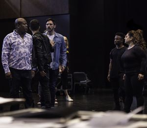 Marissa Jaret Winokur, Steve Kazee, Tituss Burgess & Company Photo