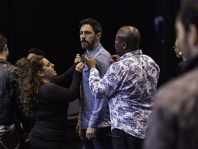 Marissa Jaret Winokur, Steve Kazee, Tituss Burgess  Photo