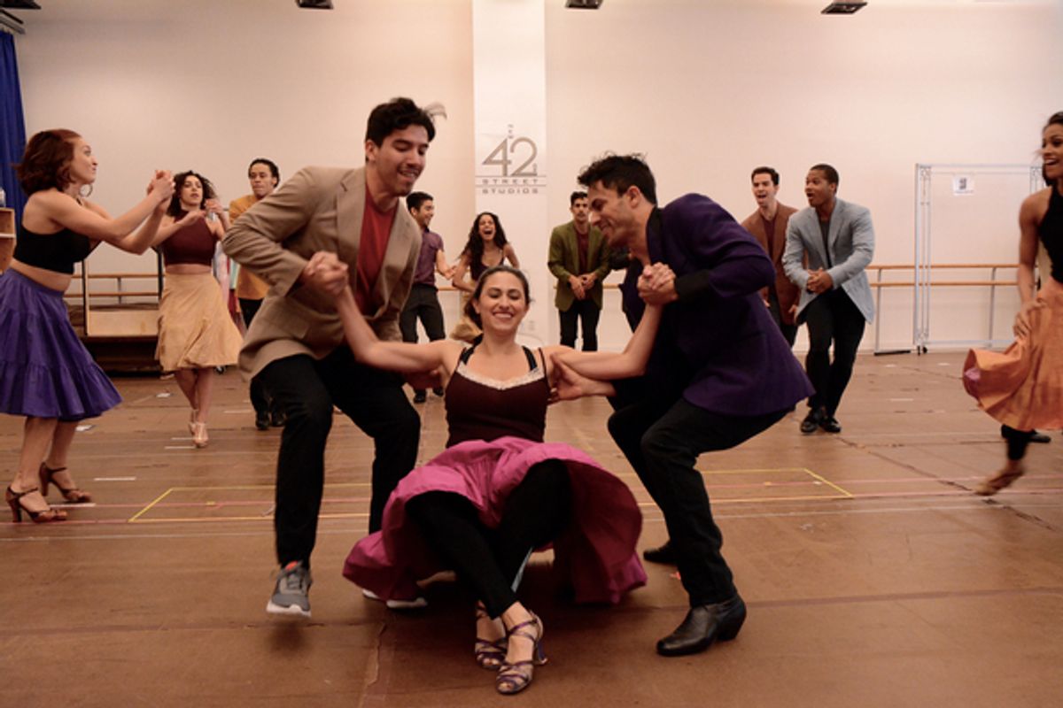 Natalie Cortez, German Alexander and the cast at 